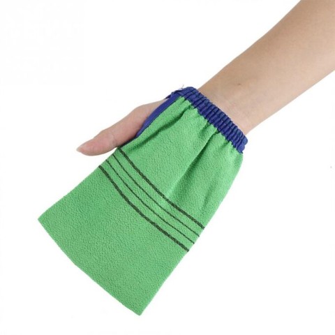 Shower Towel Мочалка-варежка скрабирующая для душа на резинке Body Glove Towel, цвет в ассортименте, 1 шт.