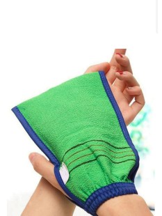 Shower Towel Мочалка-варежка скрабирующая для душа на резинке Body Glove Towel, цвет в ассортименте, 1 шт.