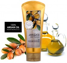 Welcos Восстанавливающая маска для волос с маслом арганы и золотом Confume Argan Gold Treatment