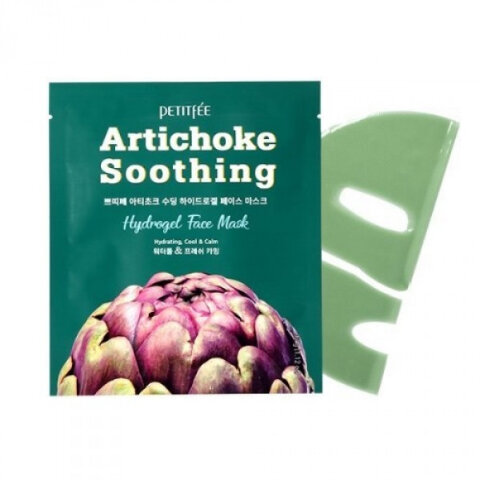 Petitfee Гидрогелевая маска для лица с артишоком Artichoke Soothing Hydrogel Face Mask