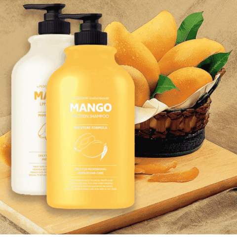 Evas Pedison Увлажняющий шампунь для волос с манго Institut Beaute Mango Rich Protein Hair Shampoo, 500 мл.