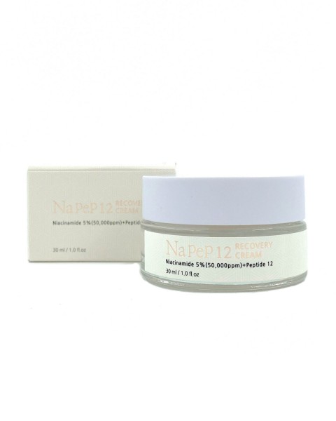 1004 Lab Крем на основе 12 видов пептидов и ниацинамида NAPep12 Recovery Cream, 30 мл.