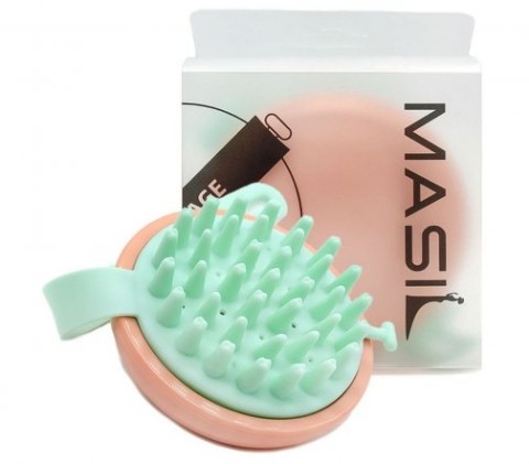 MASIL Массажная щетка для головы Head Cleaning Massage Brush
