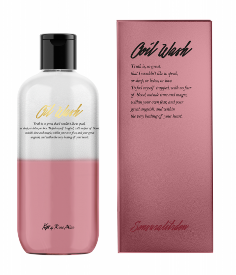 Гель для душа EVAS Kiss by Rosemine Древесно-мускусный Аромат Fragrance Oil Wash - Glamour Sensuality, 300 мл