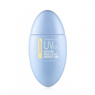 SUR.MEDIC+ Успокаивающий солнцезащитный крем с азуленом Azulene Mild 5.5 UV Protect Sun, 50 мл. 