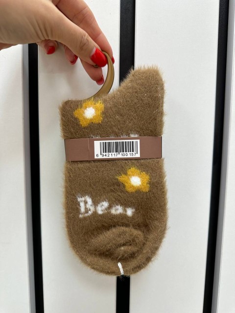 SYLTAN Носки женские, шерсть норка, рисунок в ассортименте, 37-41 р., 1 пара