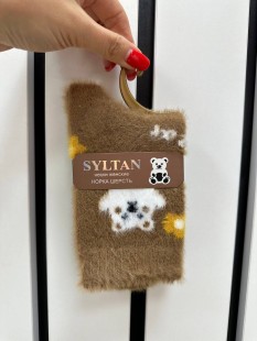 SYLTAN Носки женские, шерсть норка, рисунок в ассортименте, 37-41 р., 1 пара