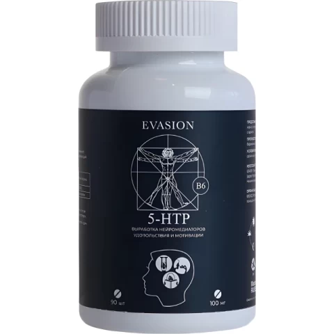 Evasion 5-HTP 100 мг, БАД, 90 шт.