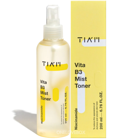 TIAM Тонер-мист для сияния кожи с ниацинамидом TIAM Vita B3 Mist Toner, 200 мл.
