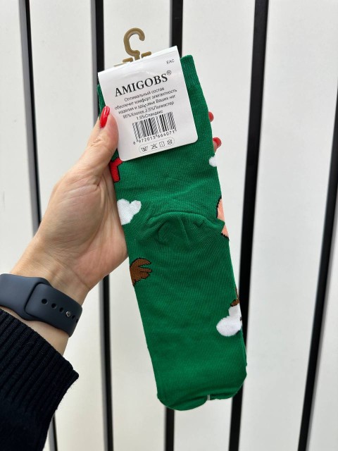 AMIGOBS Носки унисекс яркие с рисунком Том и Джерри, 37-42 р., 1 пара