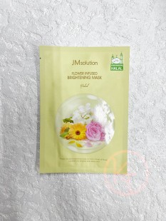 JMsolution Осветляющая тканевая маска с цветочными экстрактами Flower Infused Brightening Mask
