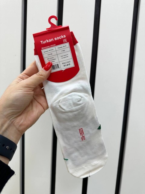 TURKAN Носки женские новогодние, 36-41 р., в ассортименте, 1 пара