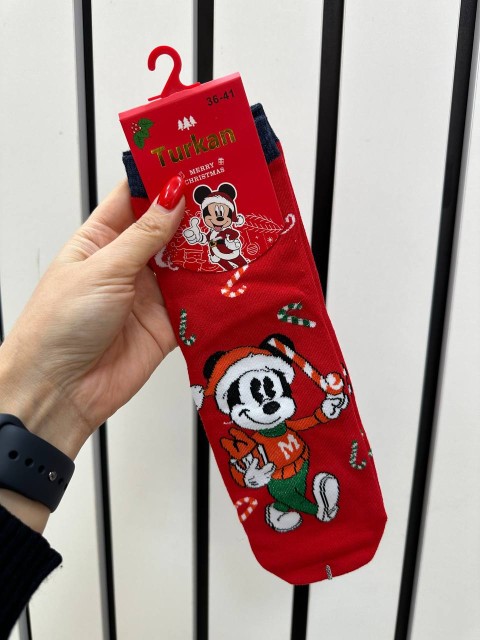 TURKAN Носки женские новогодние, 36-41 р., в ассортименте, 1 пара