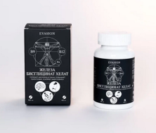 Evasion Железа бисглицинат хелат, БАД, 120 шт. 