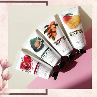Jigott Увлажняющий крем для рук с муцином улитки Real Moisture Snail Hand Cream