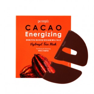 Petitfee Гидрогелевая маска для лица с какао Cacao Energizing Hydrogel Face Mask