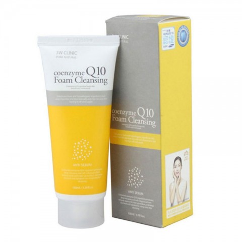 3W Clinic Пенка для умывания с коэнзимом Coenzyme Q10 Foam Cleansing