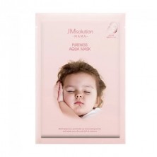 JMSOLUTION Маска тканевая для увлажнения кожи Mama pureness aqua mask