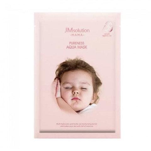JMSOLUTION Маска тканевая для увлажнения кожи Mama pureness aqua mask
