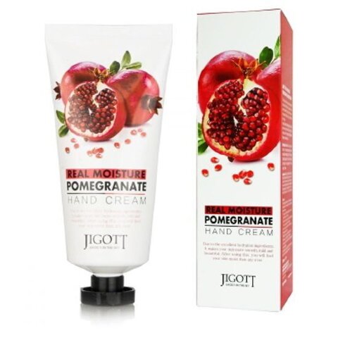 Jigott Увлажняющий крем для рук с гранатом Real Moisture Pomegranate Hand Cream