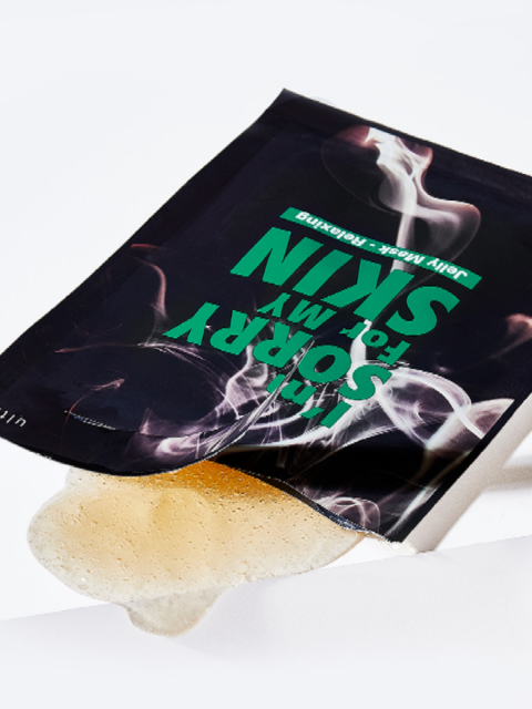 I`m Sorry For My Skin Тканевая маска для сужения пор "Прости меня, моя кожа!" за сигареты Jelly Mask Relaxing