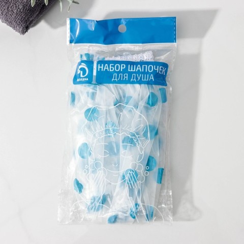 Доляна Шапочка для душа, цвет МИКС