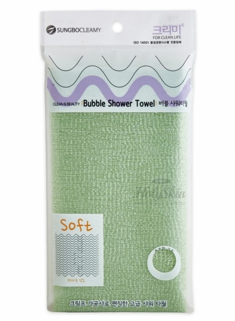 Sung Bo Cleamy Мочалка для душа Clean&Beauty Bubble Shower Towel