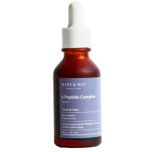 MARY&MAY Сыворотка для лица ЛИФТИНГ КОМПЛЕКС ПЕПТИДОВ 6 Peptide Complex Serum, 30 мл.