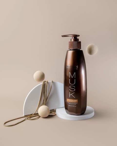 MOCHEQI MUSK Шёлковый формирующий крем для кудрявых волос LEAVE-IN (несмываемый), 280 мл