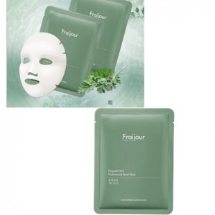 Evas Fraijour Тканевая маска для лица с травами Original Herb Wormwood Sheet Mask
