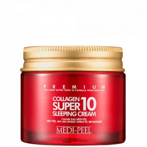 Medi-Peel Крем маска ночная для лица с коллагеном Collagen Super 10 Sleeping Cream, 70 мл