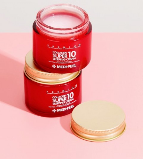 Medi-Peel Крем маска ночная для лица с коллагеном Collagen Super 10 Sleeping Cream, 70 мл