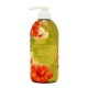 JIGOTT Парфюмированный лосьон для тела с гибискусом HIBISCUS PERFUME BODY LOTION, 500 мл