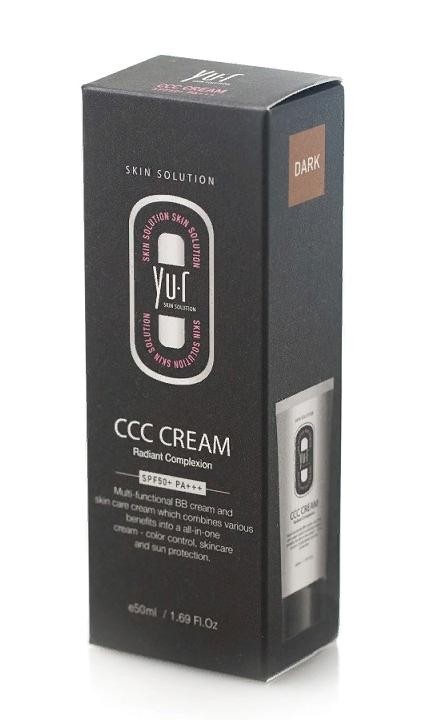 Yu.r Корректирующий крем для для лица Тёмный CCC Cream (dark), 50 мл.