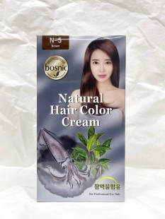 Bosnic Краска для волос Natural Hair Color Cream, N-5, Brown 