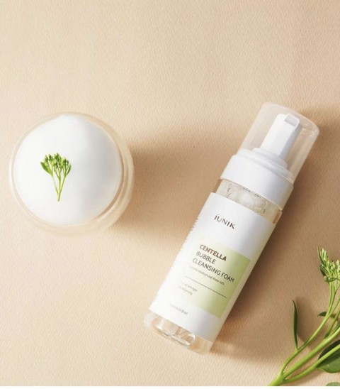 iUnik Очищающая пенка для умывания с центеллой Centella Bubble Cleansing Foam