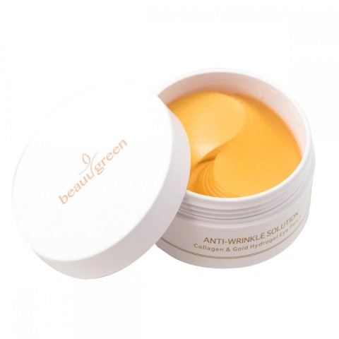 Гидрогелевые патчи BeauuGreen с коллагеном и золотом Collagen & Gold Hydrogel Eye Patch, 60 шт.
