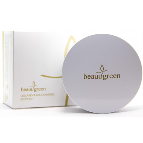 Гидрогелевые патчи BeauuGreen с коллагеном и золотом Collagen & Gold Hydrogel Eye Patch, 60 шт.