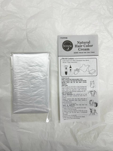 Bosnic Краска для волос Natural Hair Color Cream, GN-6, Middle Light Brown