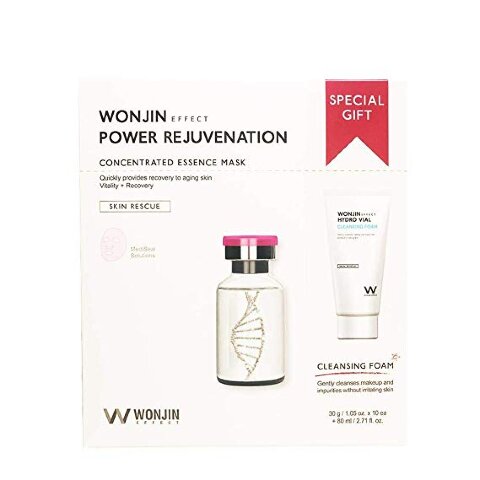 Dr.Wonjin Набор омолаживающей косметики для лица тканевые маски и пенка Power Rejuvenation