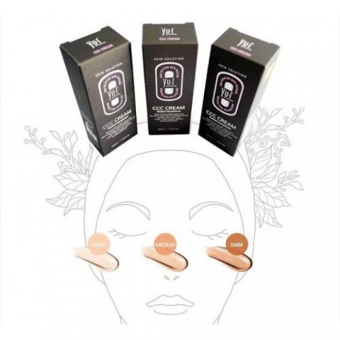 Yu.r Корректирующий крем для для лица Светлый CCC Cream (light), 50 мл.