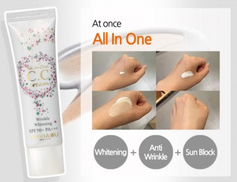 PRIVIA СС крем для лица All In One CC Cream SPF50+ PA+++, 30 мл.