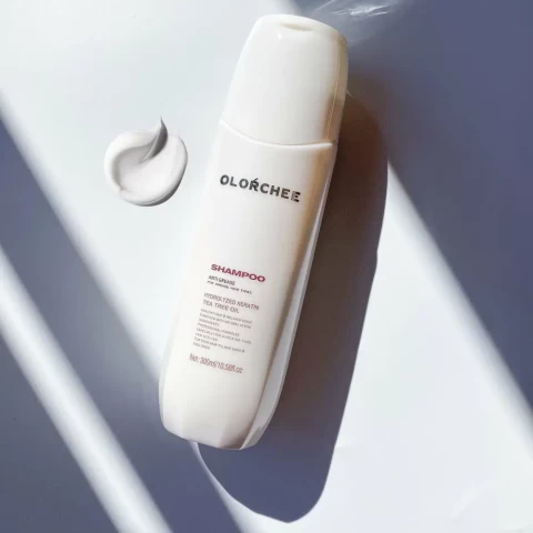 OLORCHEE Шампунь с Витамином Е и маслом Чайного дерева для жирной кожи головы ANTI GREASE SHAMPOO, 300 мл