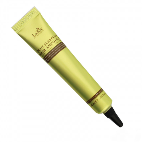 Интенсивная ночная сыворотка для волос Lador с улиткой Snail Sleeping Hair Ampoule, 20 мл.