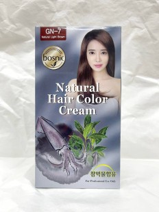 Bosnic Краска для волос Natural Hair Color Cream, GN-7, Natural Light Brown