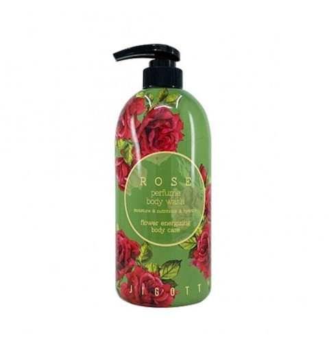 JIGOTT Парфюмированный гель для душа с розой ROSE PERFUME BODY WASH, 750 мл