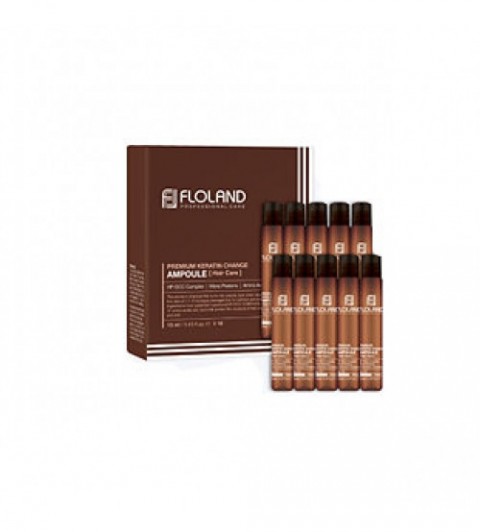 Филлер для восстановления волос Floland с кератином Premium Keratin Change Ampoule, 13 мл.