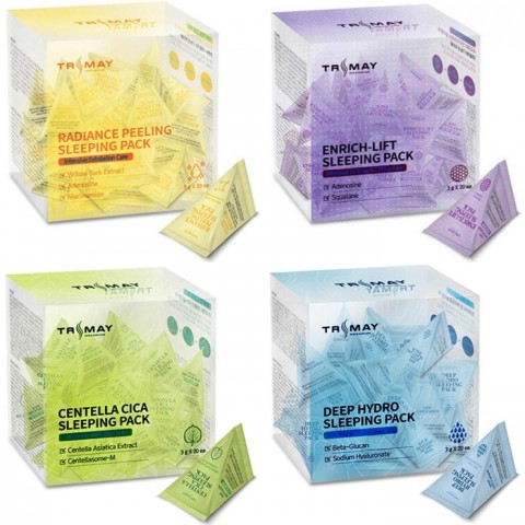 Trimay Ночная успокаивающая маска для лица Centella Cica Sleeping Pack