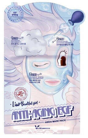 Elizavecca Тканевая омолаживающая маска для лица Anti-Aging EGF Aqua Mask Pack