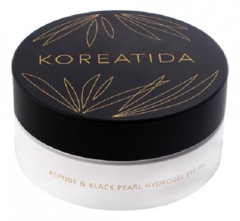 KOREATIDA Гидрогелевые патчи с пептидами и экстрактом жемчуга peptide & black pearl hydrogel eye patch, 60 шт.
